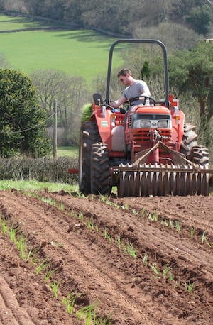 Ploughing at Leigh Court Farm
